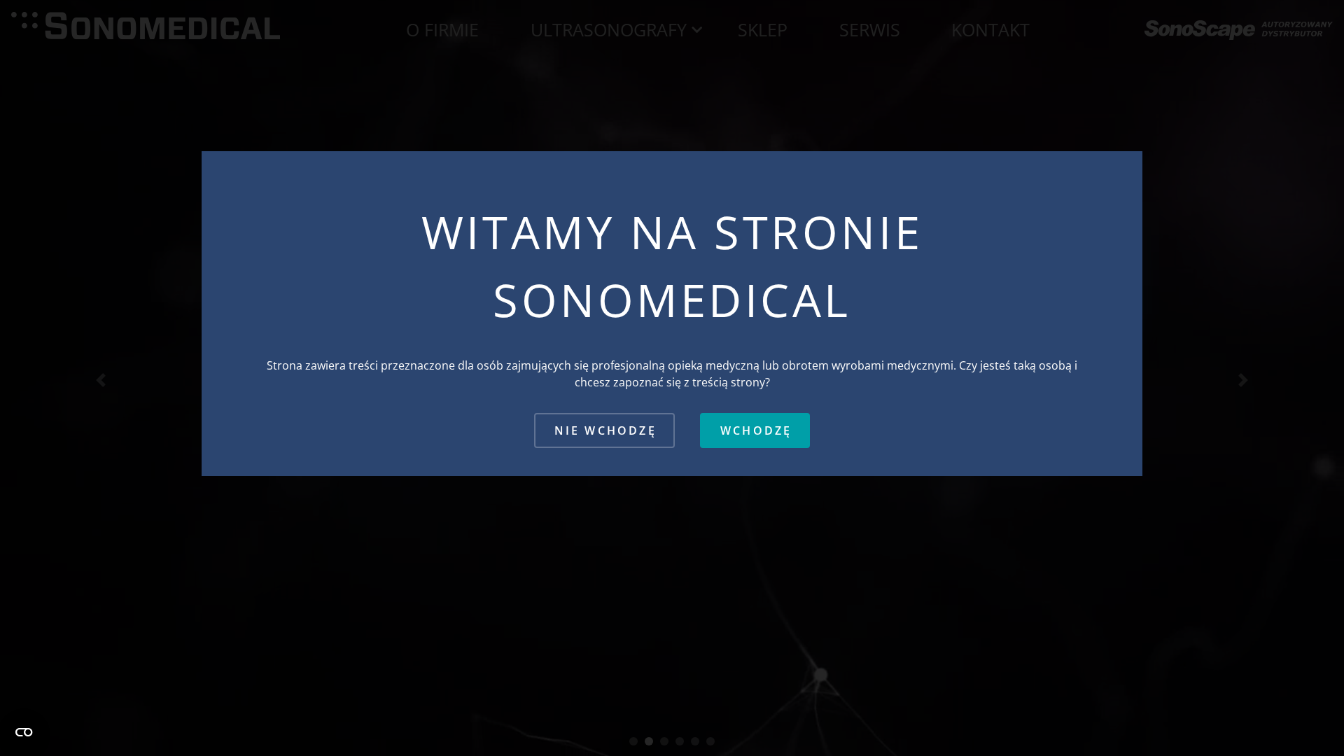 Podgląd strony SONOMEDICAL - Aparaty USG ultrasonograficzne