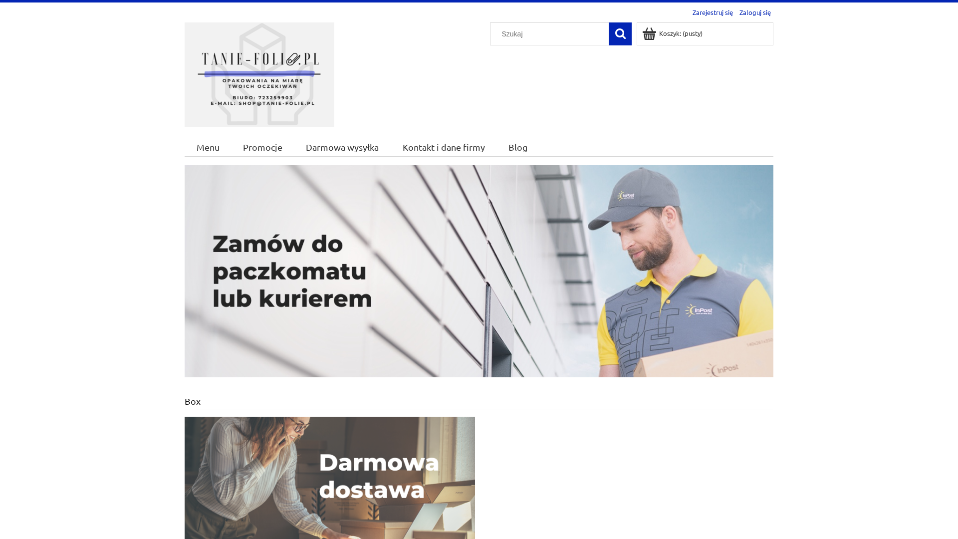 Materiały do pakowania - Tanie Folie